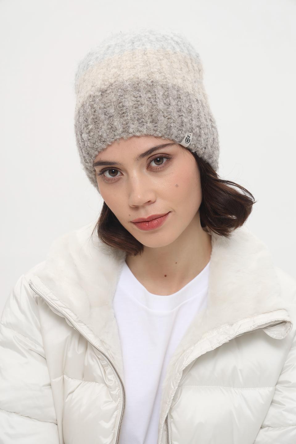 Шапка Roeckl вязаная серая