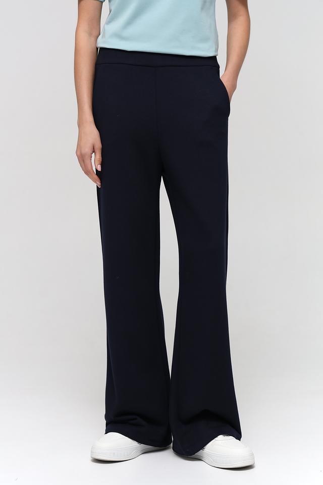 Брюки Lecomte палаццо тёмно-синие