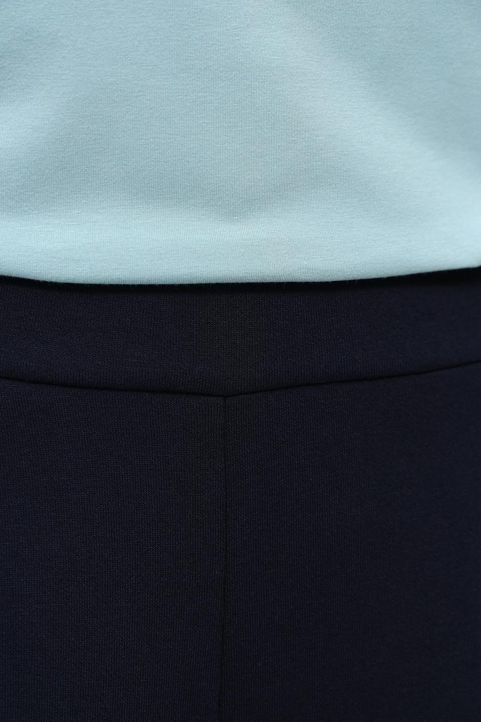 Брюки Lecomte палаццо тёмно-синие