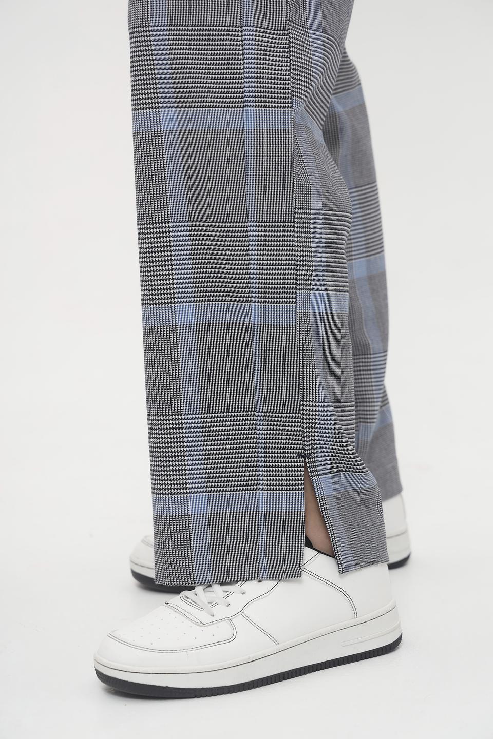 Брюки Tom Tailor в клетку серые