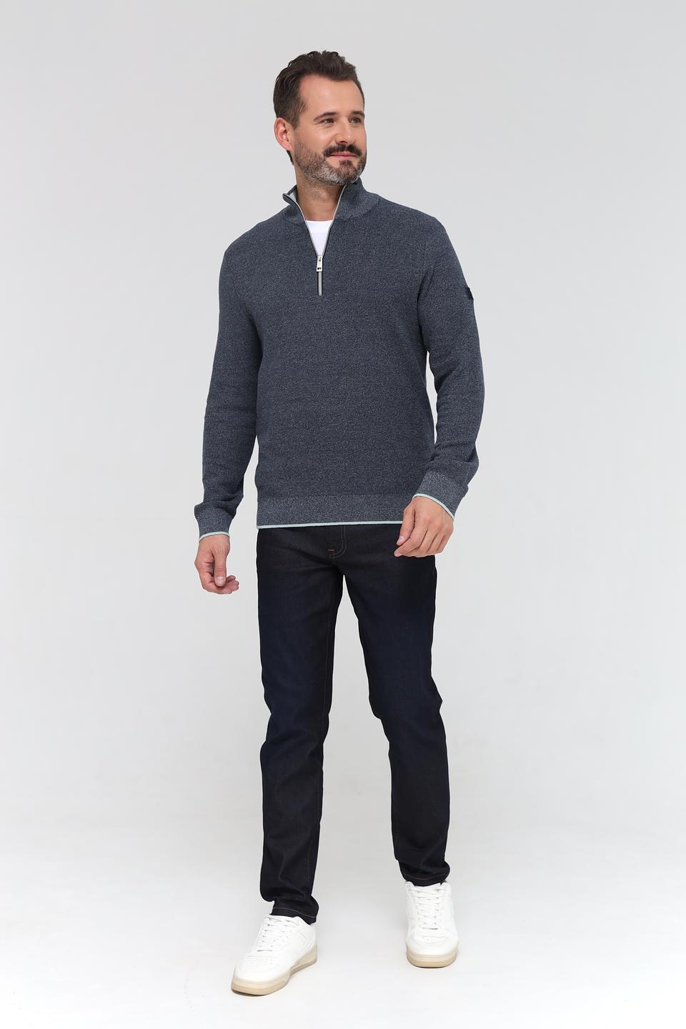 Джемпер Tom Tailor с молнией серый