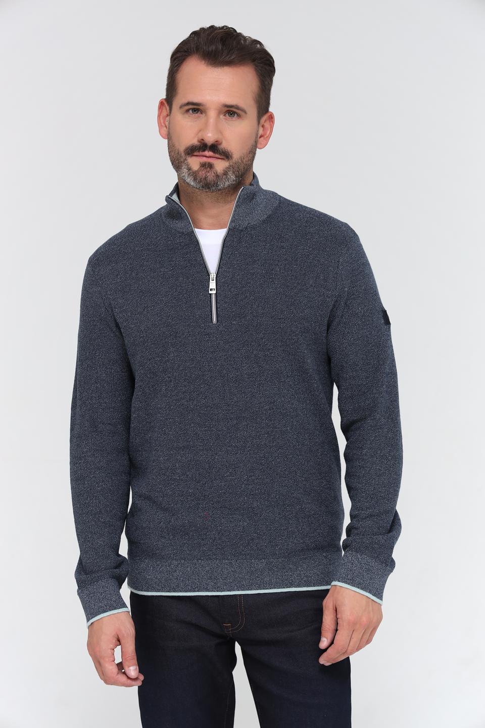 Джемпер Tom Tailor с молнией серый