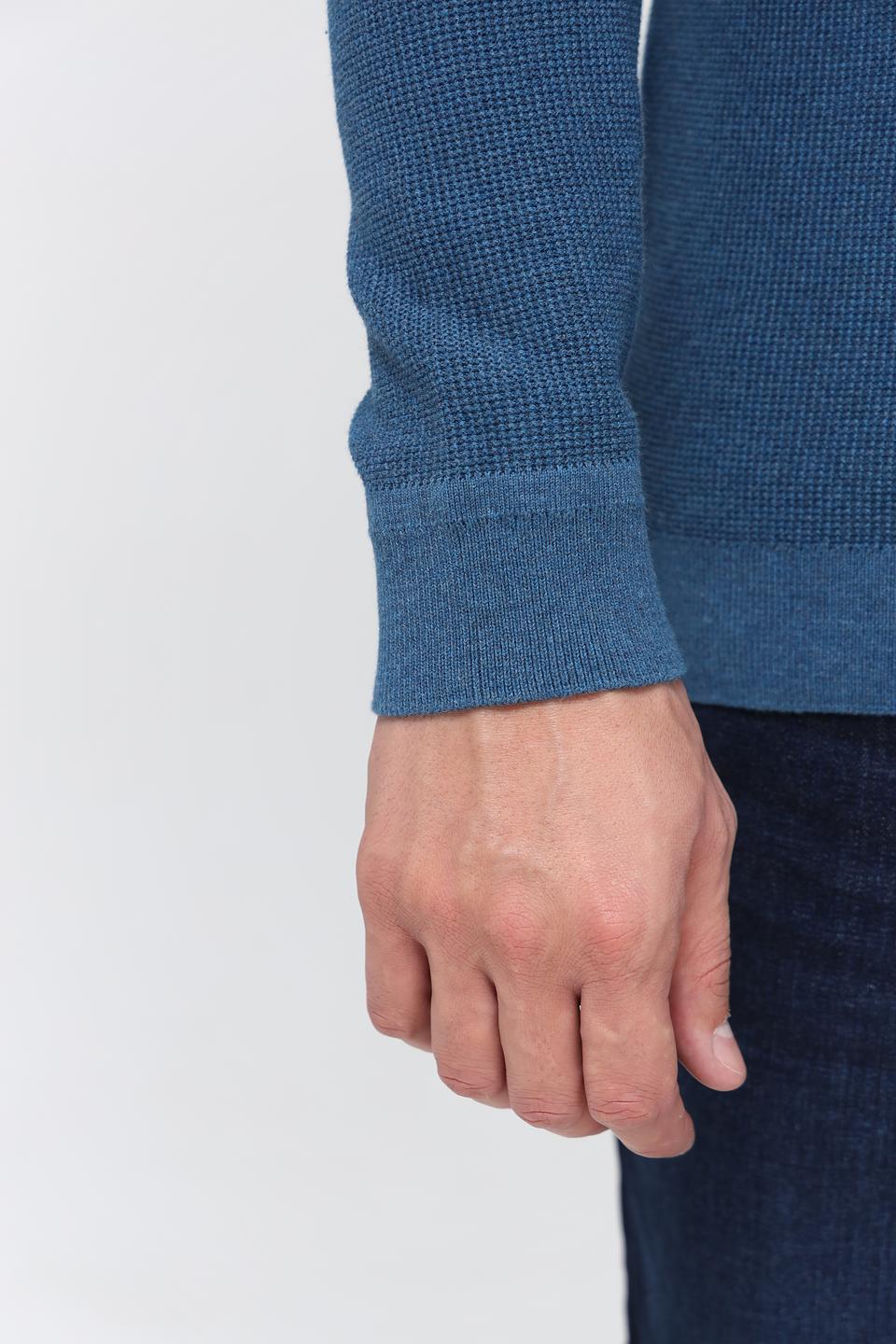 Джемпер Tom Tailor V-образный синий