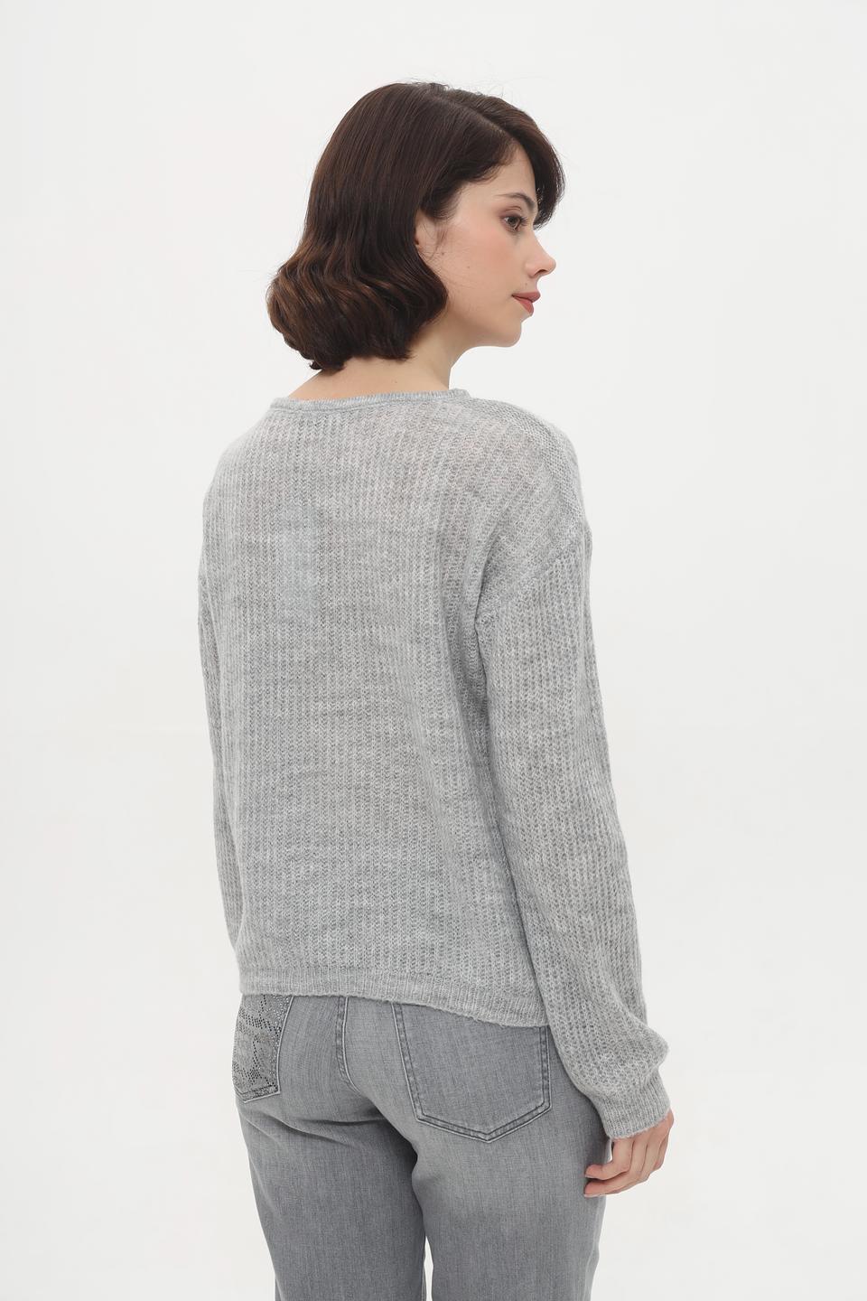 Пуловер More and More серый