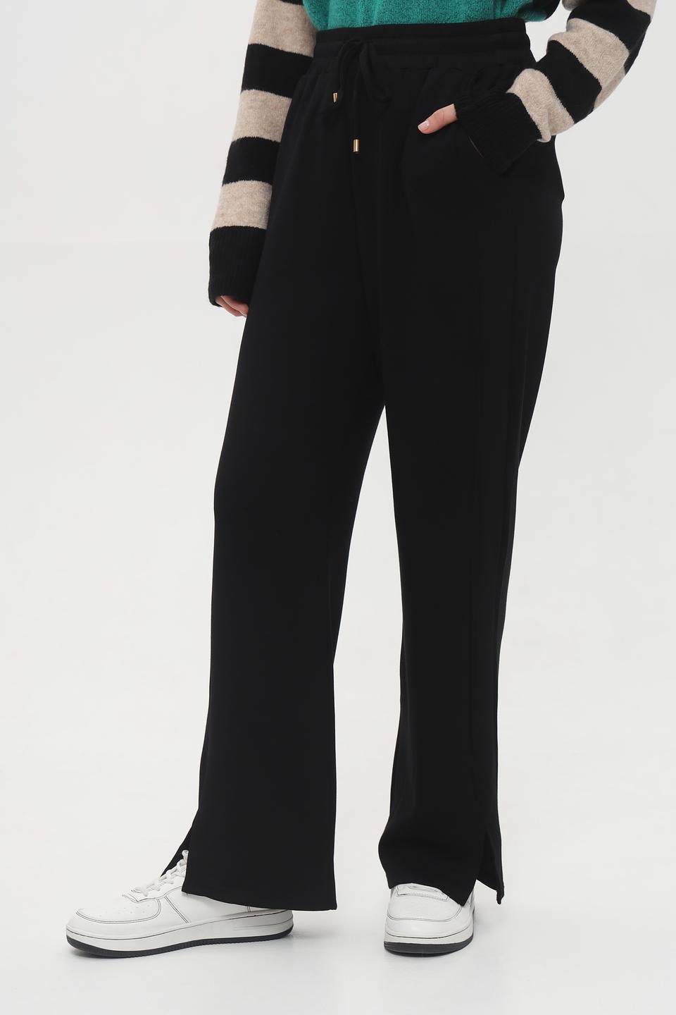 Брюки Broadway клёш чёрные