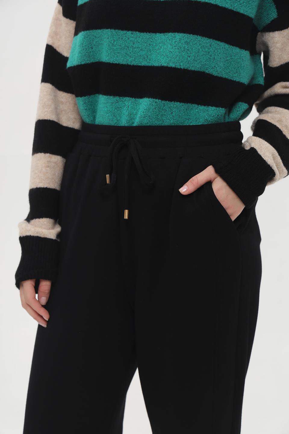 Брюки Broadway клёш чёрные