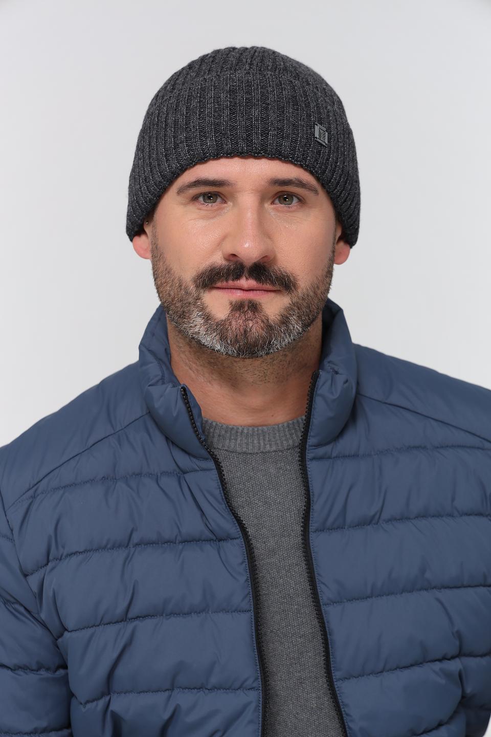 Шапка Marhatter мужская серая