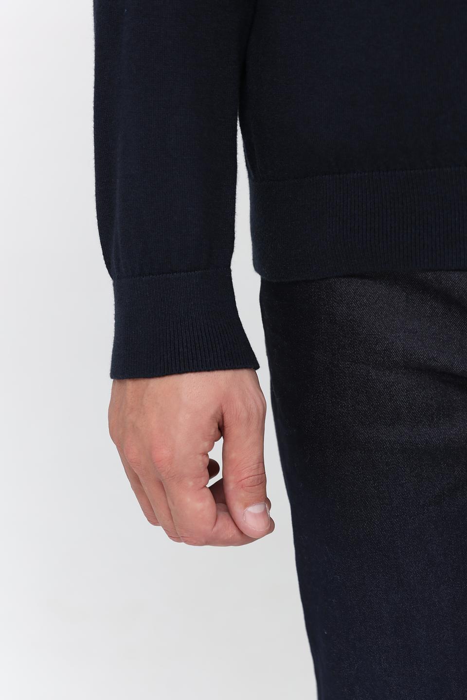 Джемпер Bugatti с молнией темно-синий