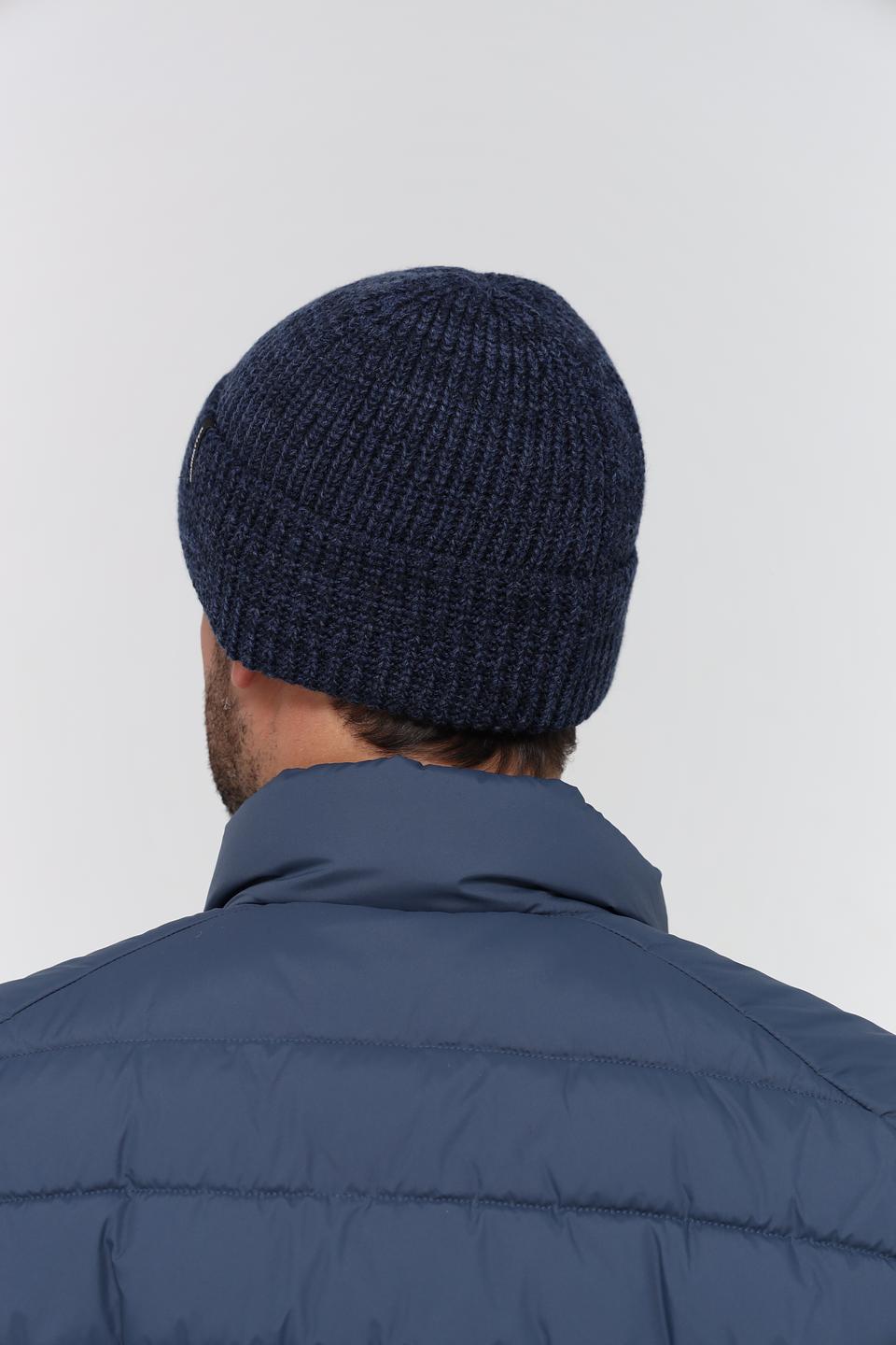 Шапка Marhatter вязаная синяя