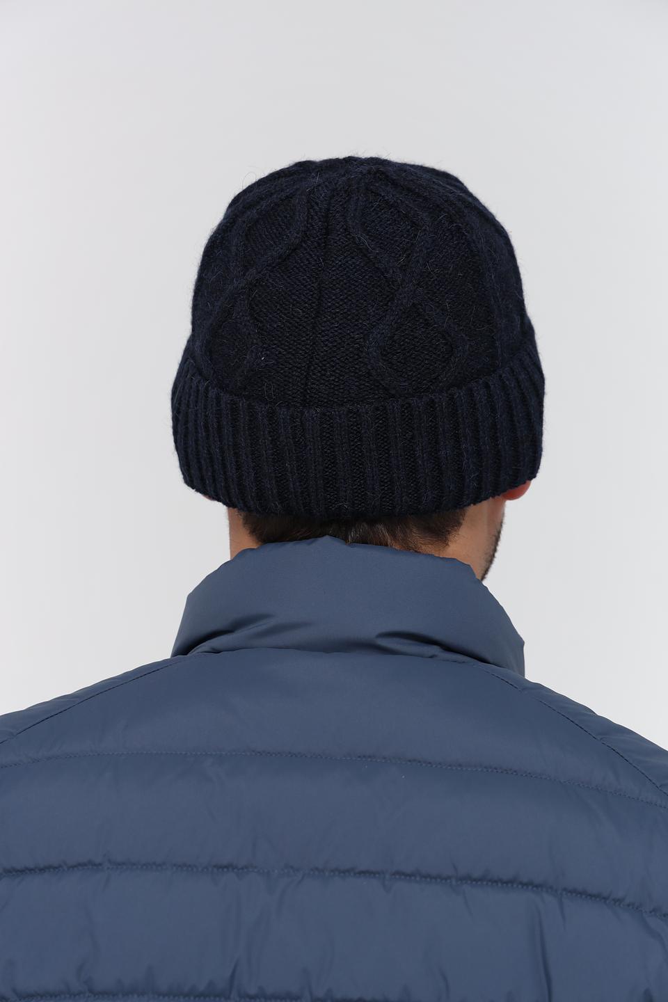 Шапка Marhatter мужская тёмно-синяя