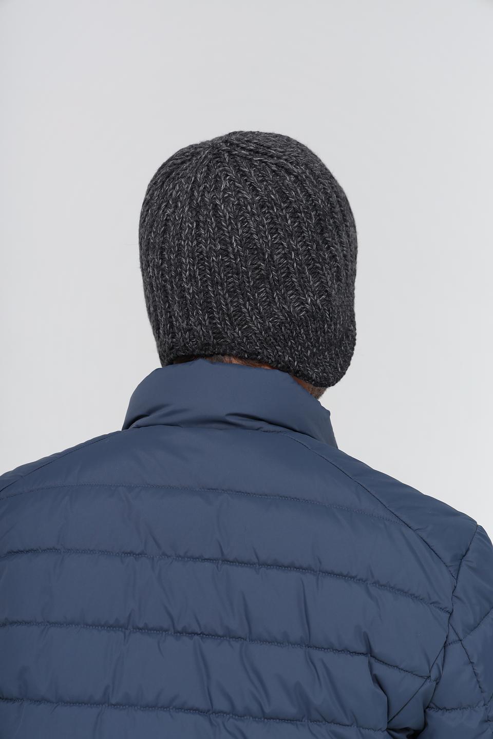 Шапка Marhatter мужская серая меланж