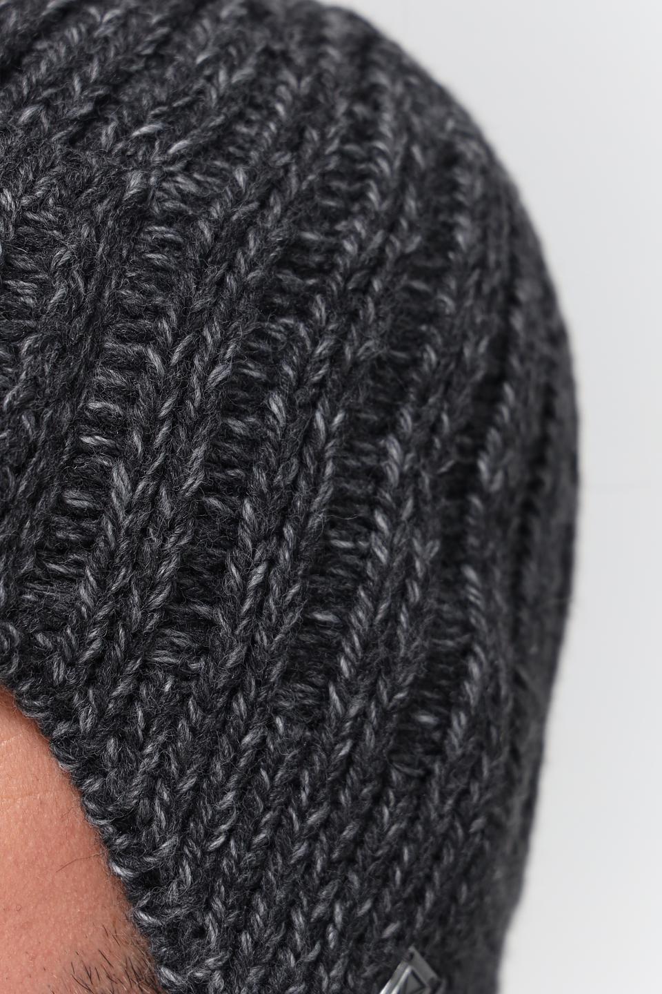 Шапка Marhatter мужская серая меланж