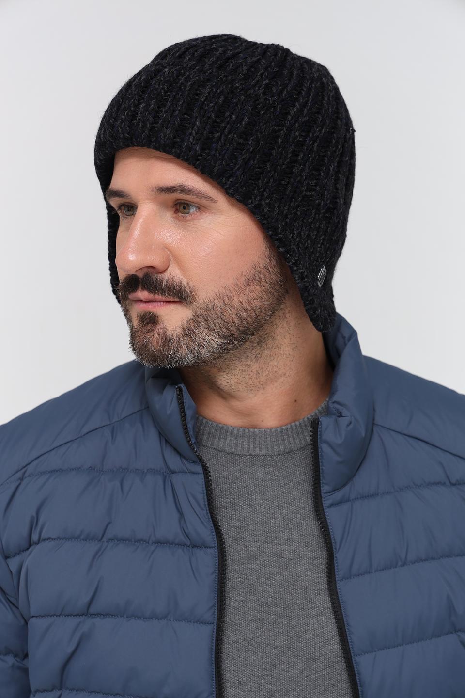 Шапка Marhatter мужская чёрная