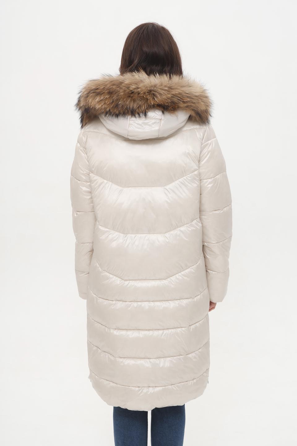Пальто Frieda and Freddies стеганое бежевое
