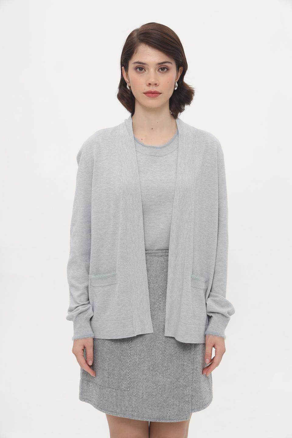 Жакет Olsen серый кардиган