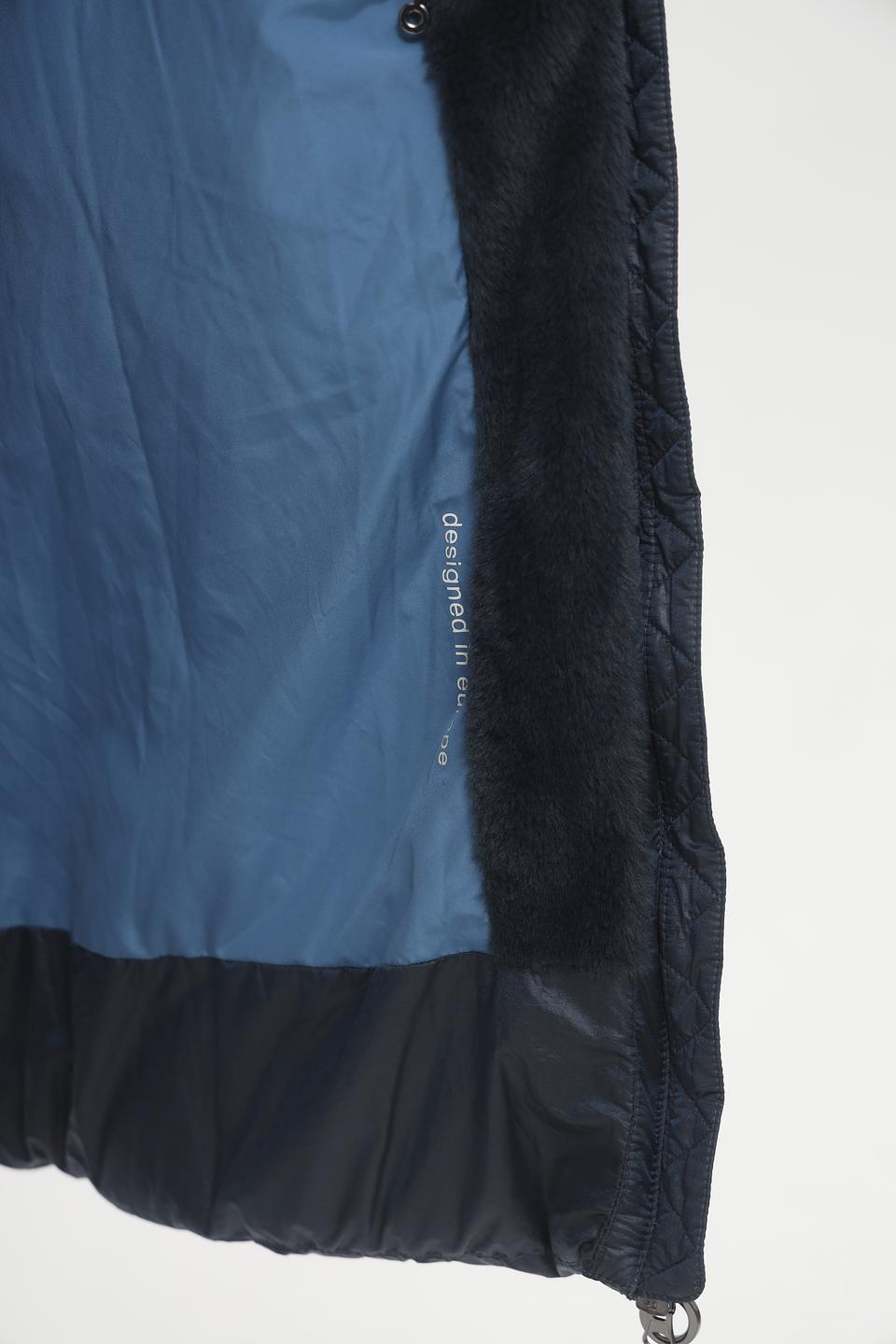 Пальто Bugatti стеганое синее