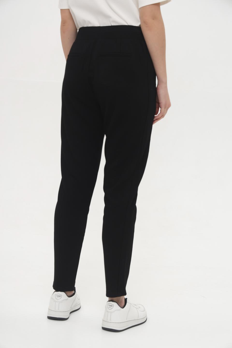 Брюки Monari чёрные с молниями