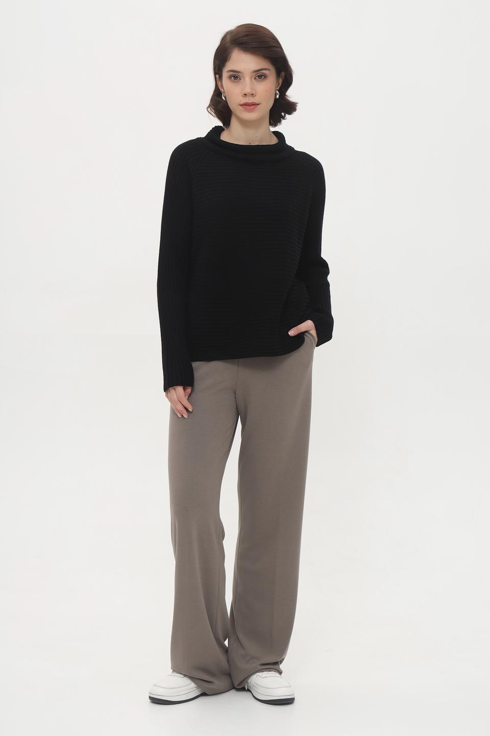 Пуловер Monari чёрный с горлом