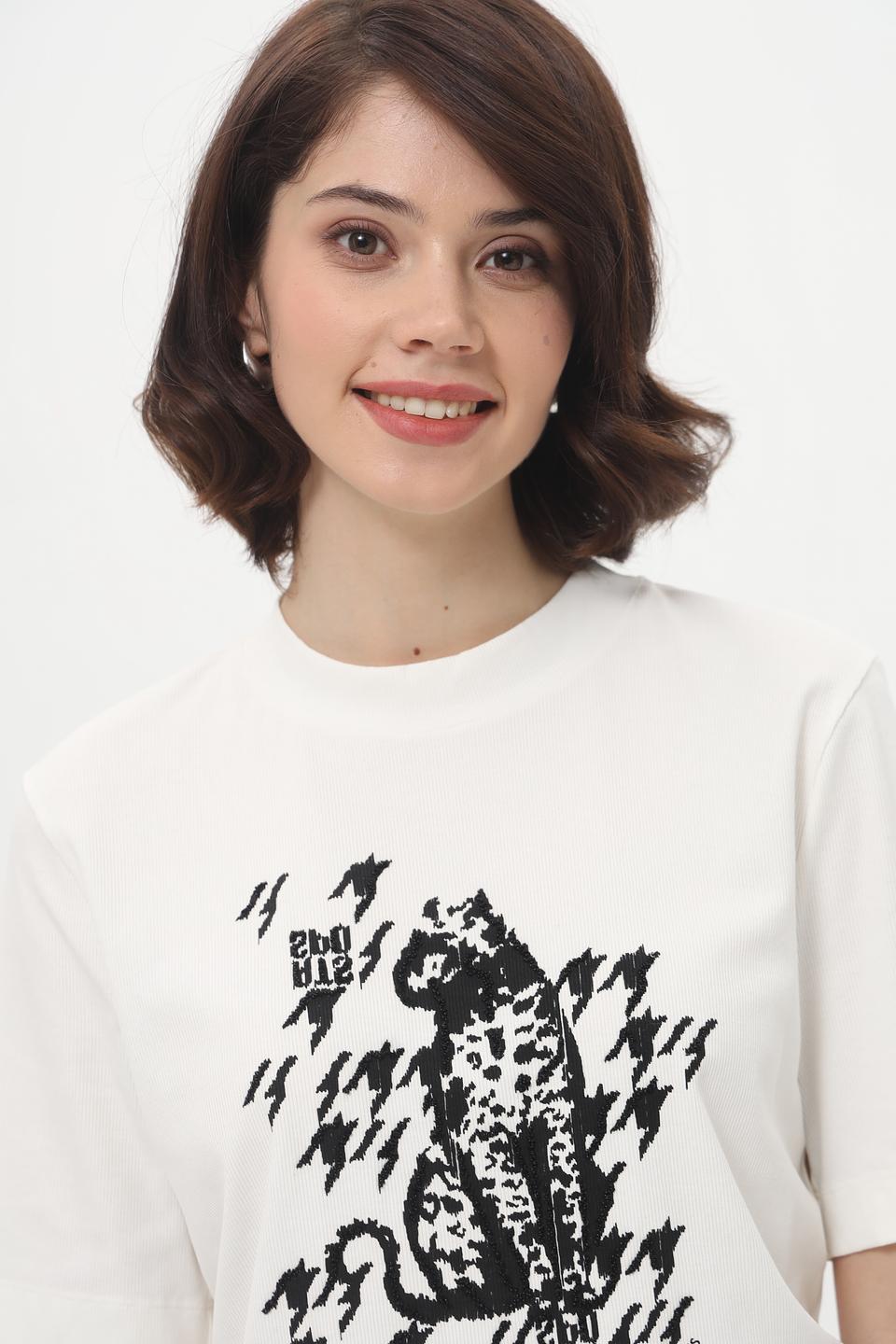 Футболка Marc Cain с принтом