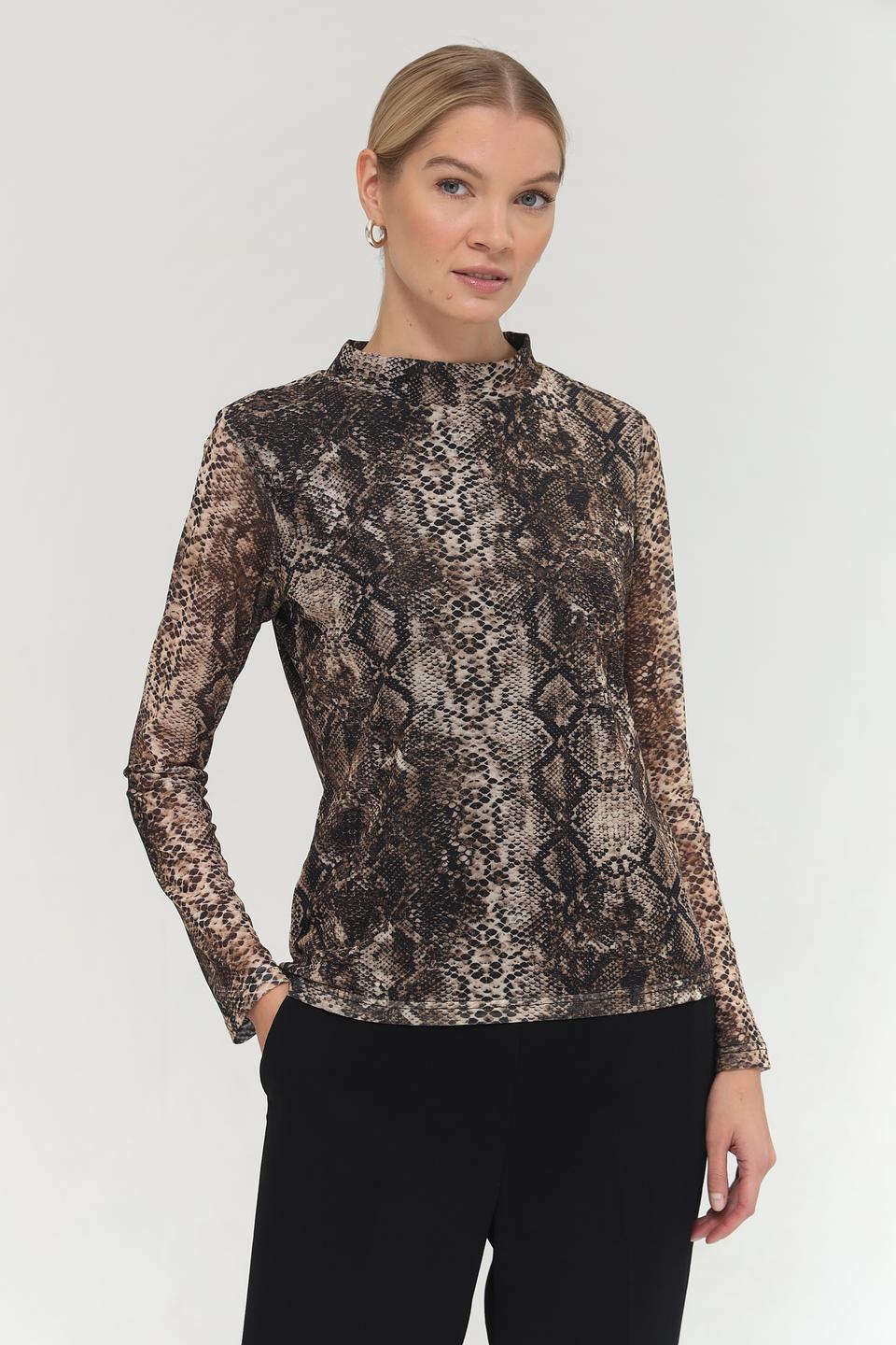 Блуза Broadway с принтом змеи