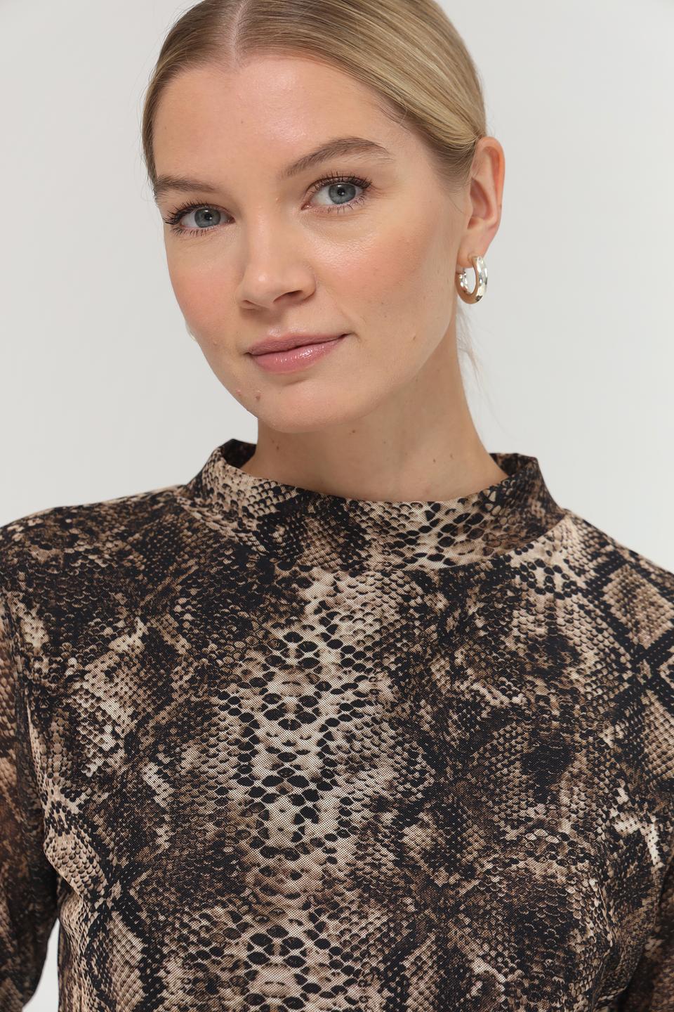 Блуза Broadway с принтом змеи