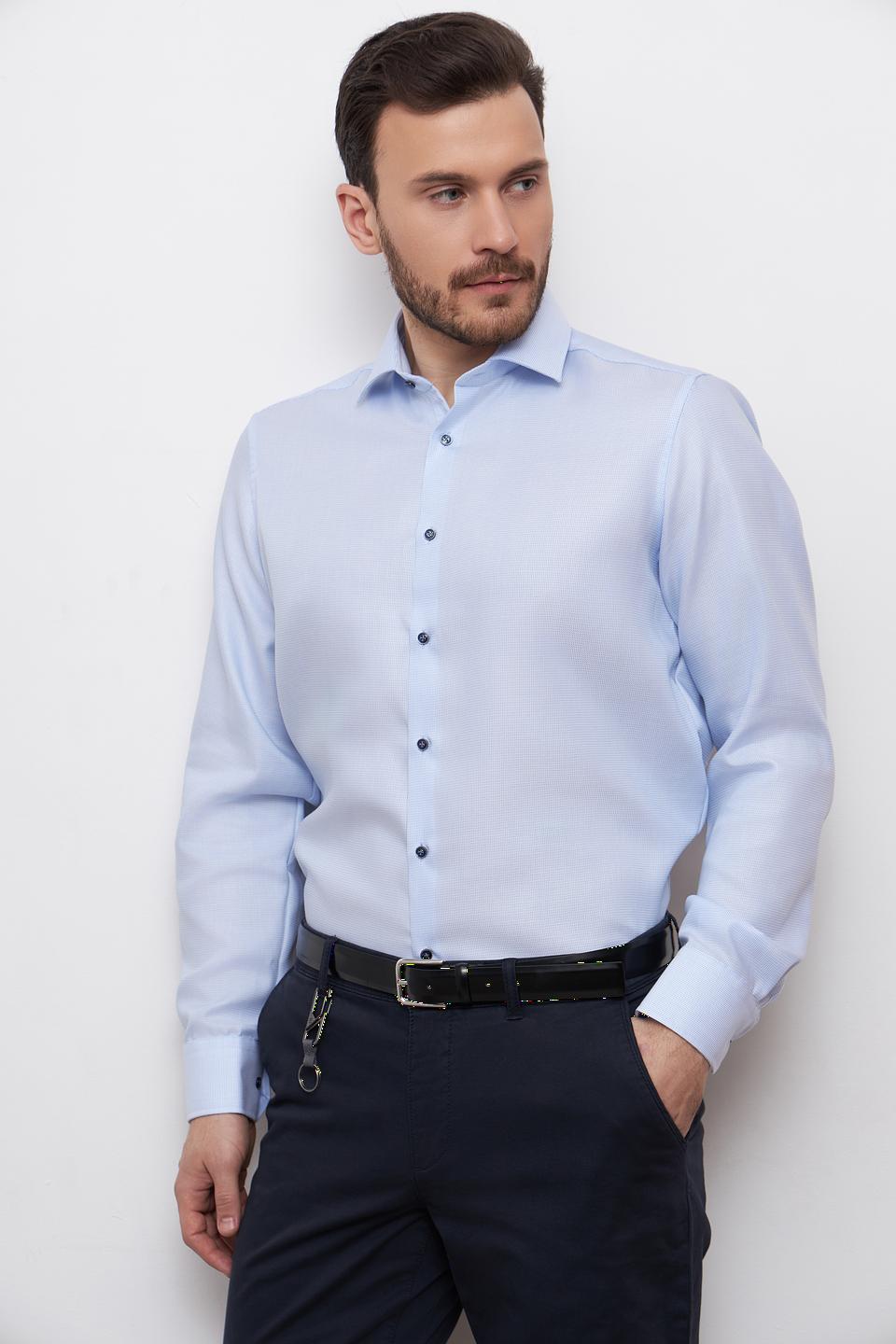 Рубашка Venti men голубая