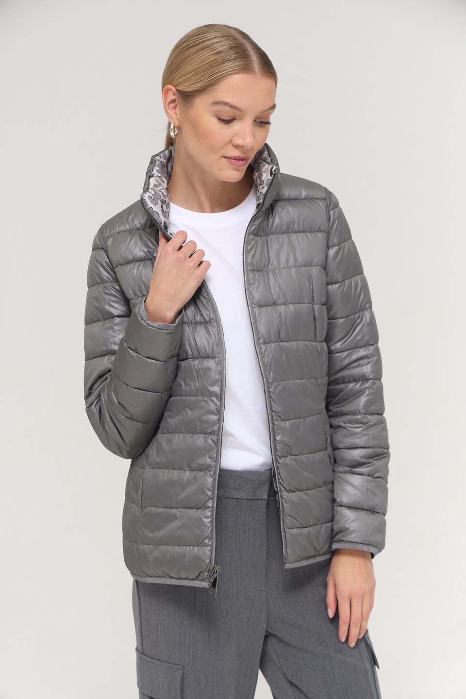 Куртка Lebek с леопардовым принтом