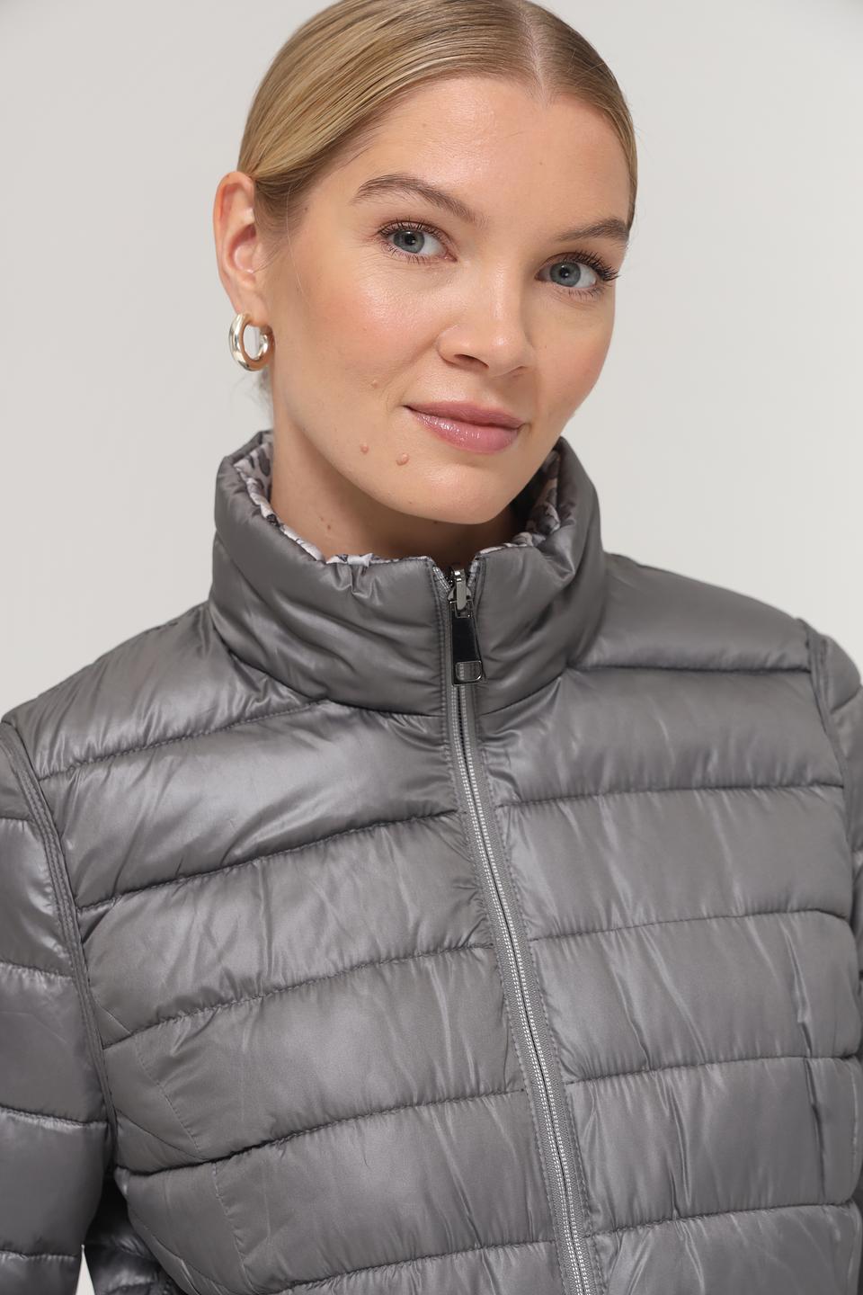 Куртка Lebek с леопардовым принтом