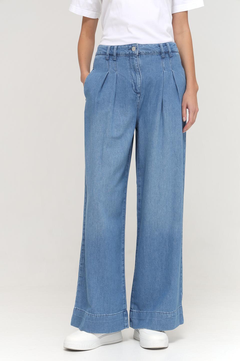 Джинсы клеш Rich and Royal голубые