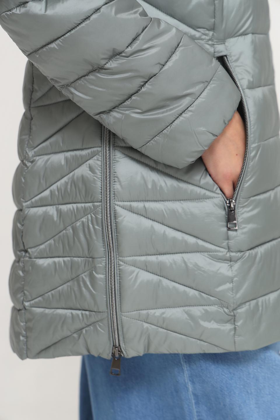 Куртка Lebek стеганая серая