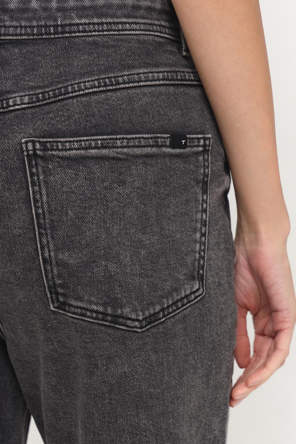 Джинсы Taifun серые mom fit