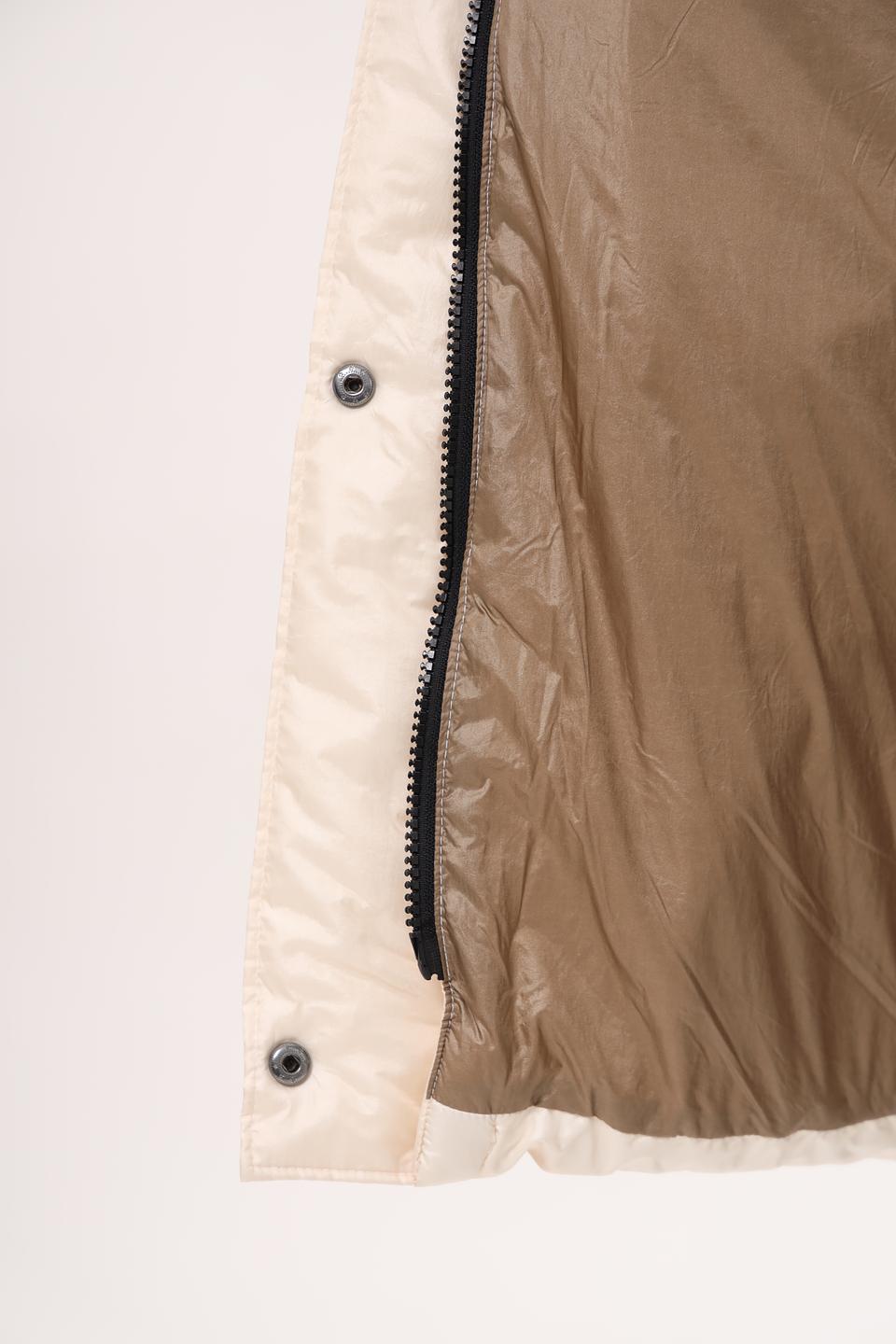 Куртка White Label стеганая бежевая