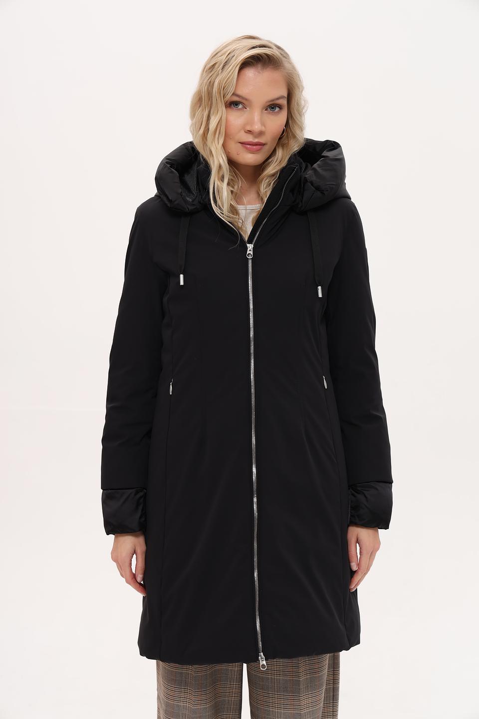 Пальто Milestone чёрное стеганое