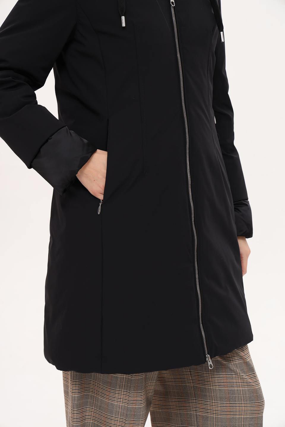 Пальто Milestone чёрное стеганое