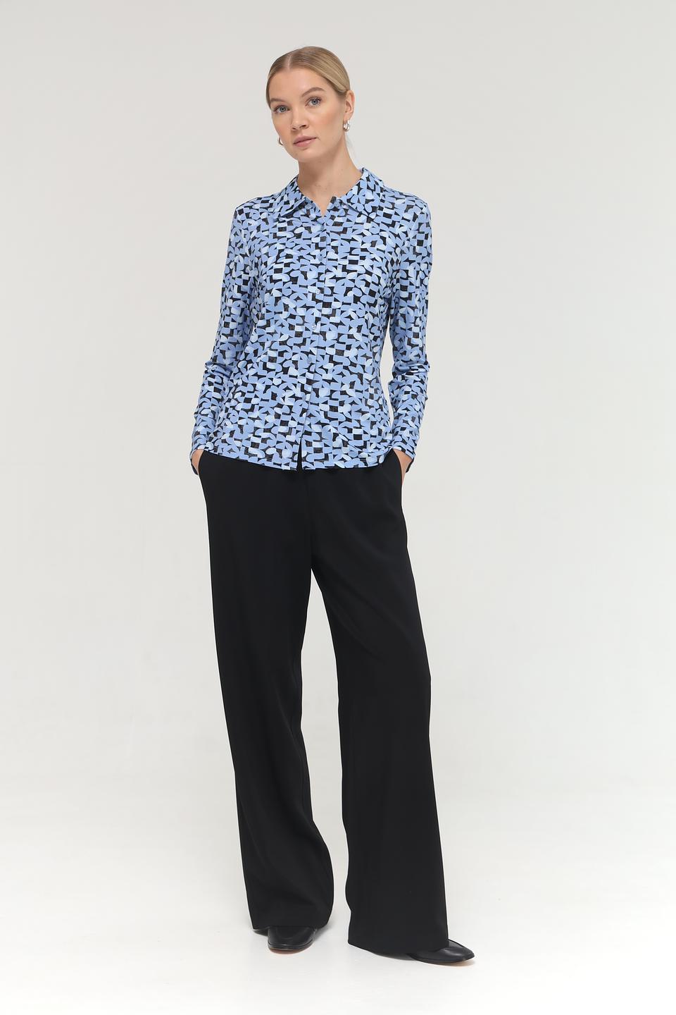 Блуза Lebek с геометрическим принтом