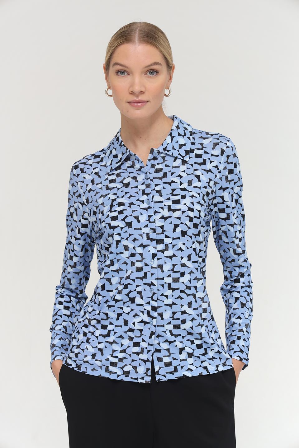 Блуза Lebek с геометрическим принтом