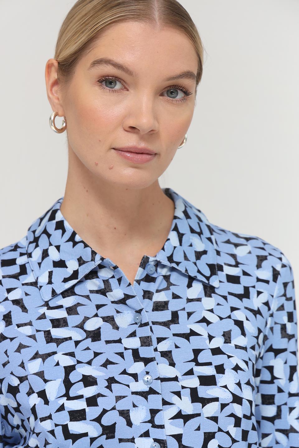 Блуза Lebek с геометрическим принтом
