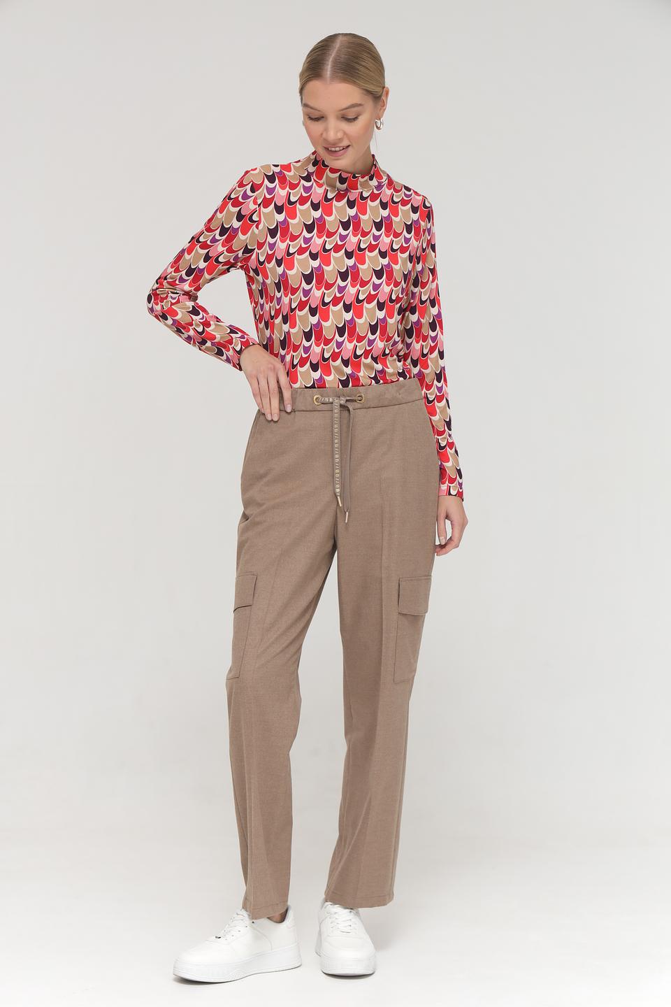 Брюки Bianca карго бежевые