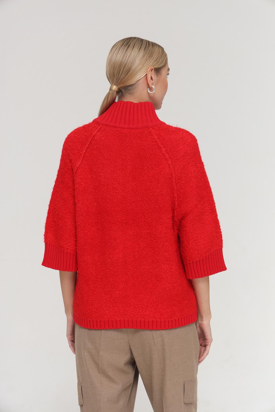 Жакет Bianca с молнией красный