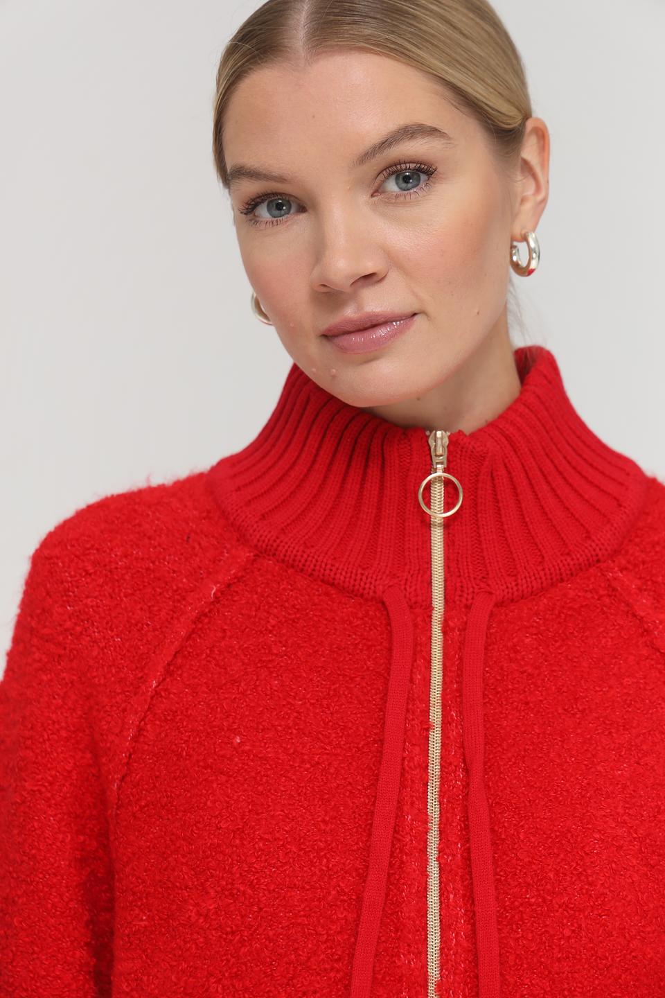Жакет Bianca с молнией красный