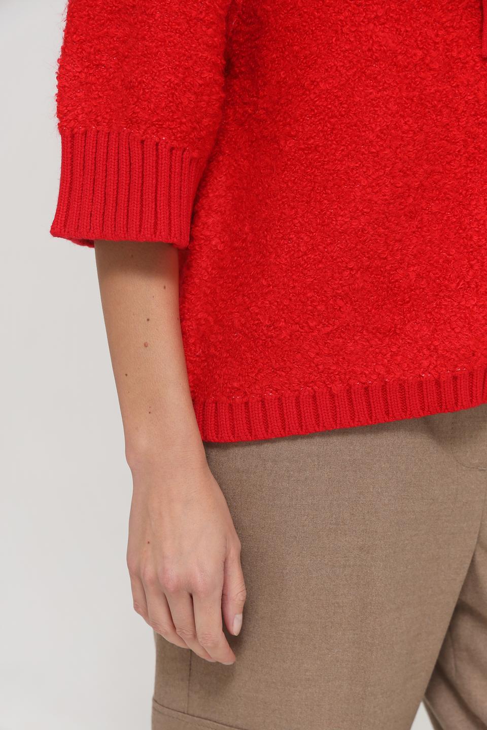 Жакет Bianca с молнией красный