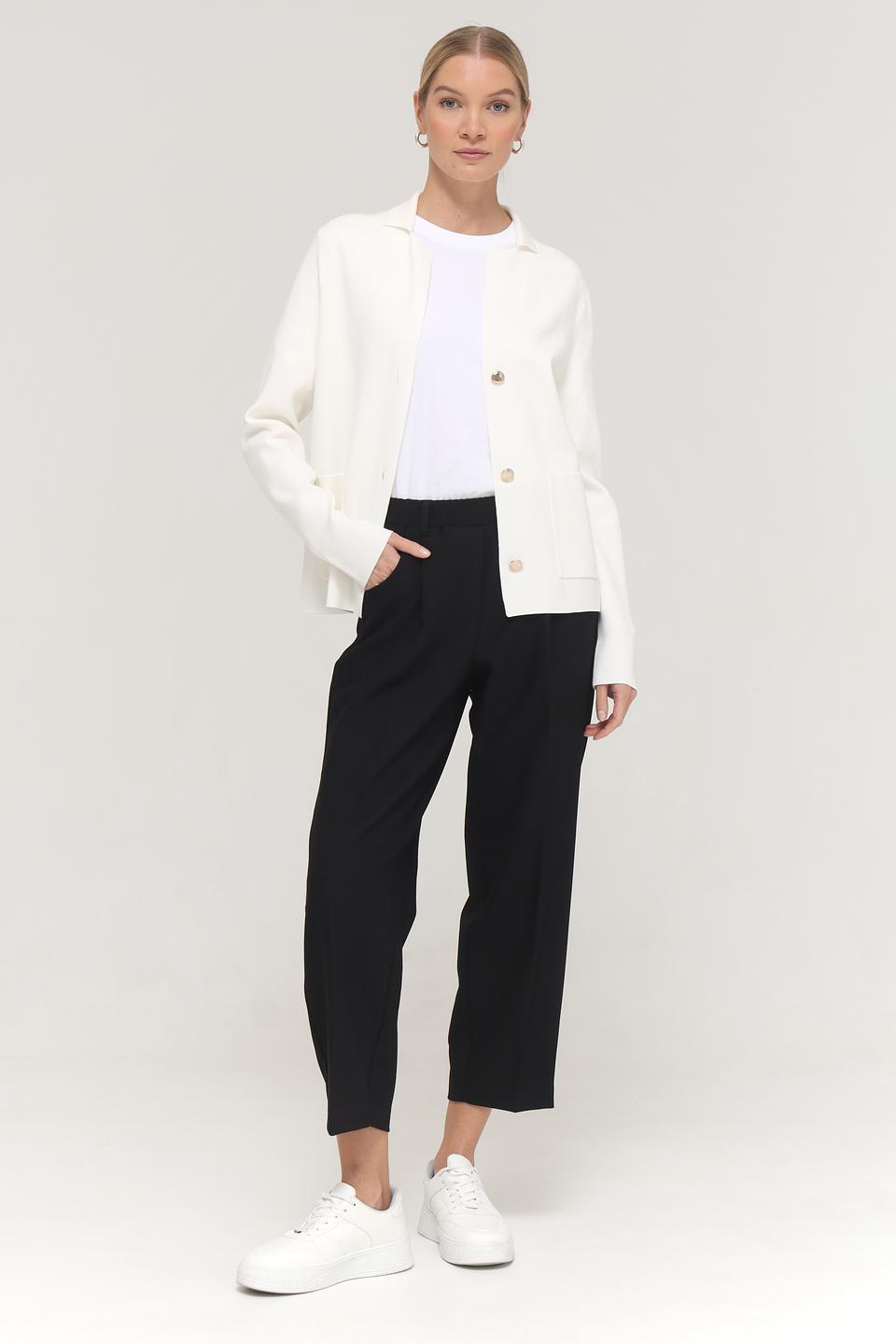 Брюки Bugatti чёрные кюлоты