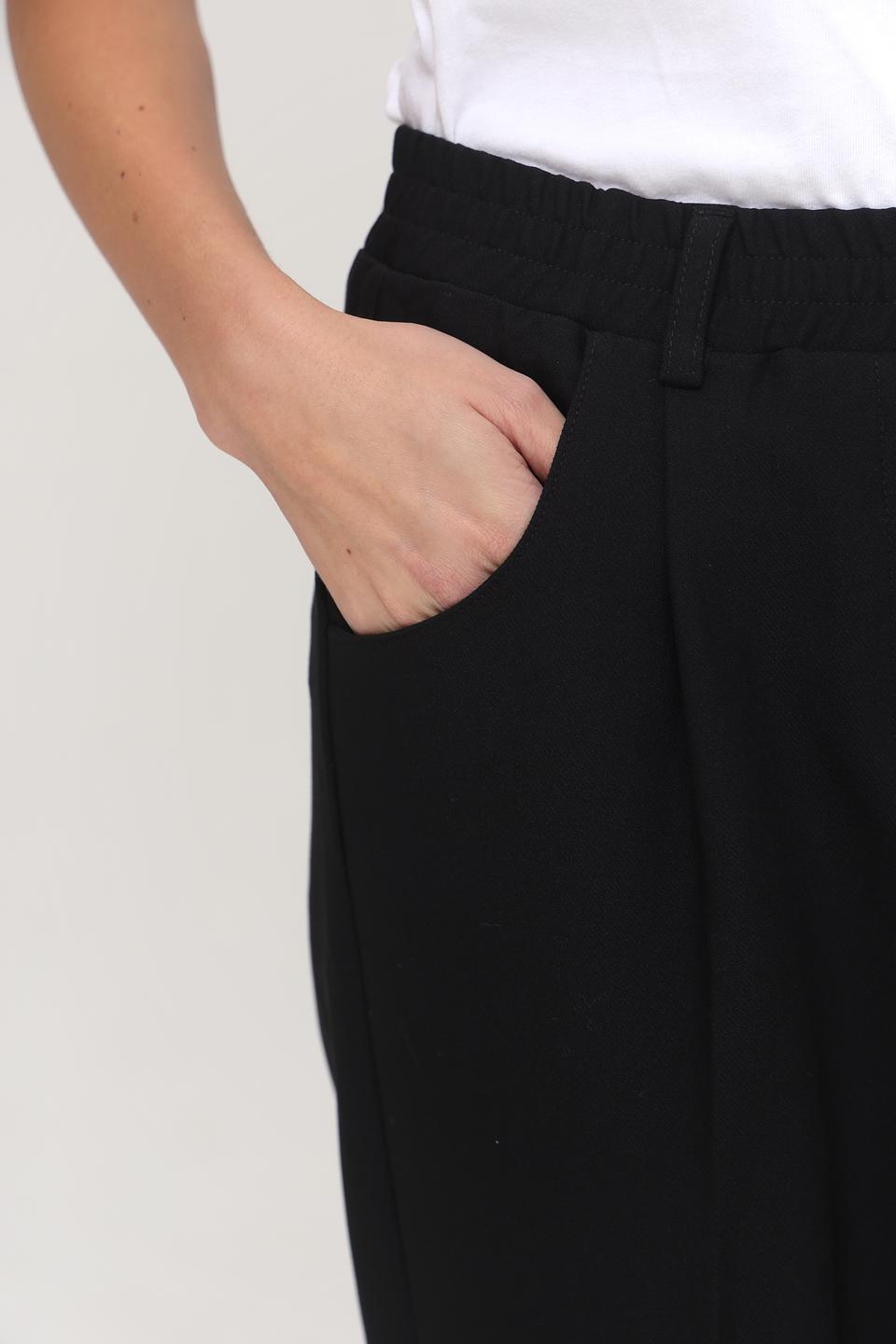 Брюки Bugatti чёрные кюлоты