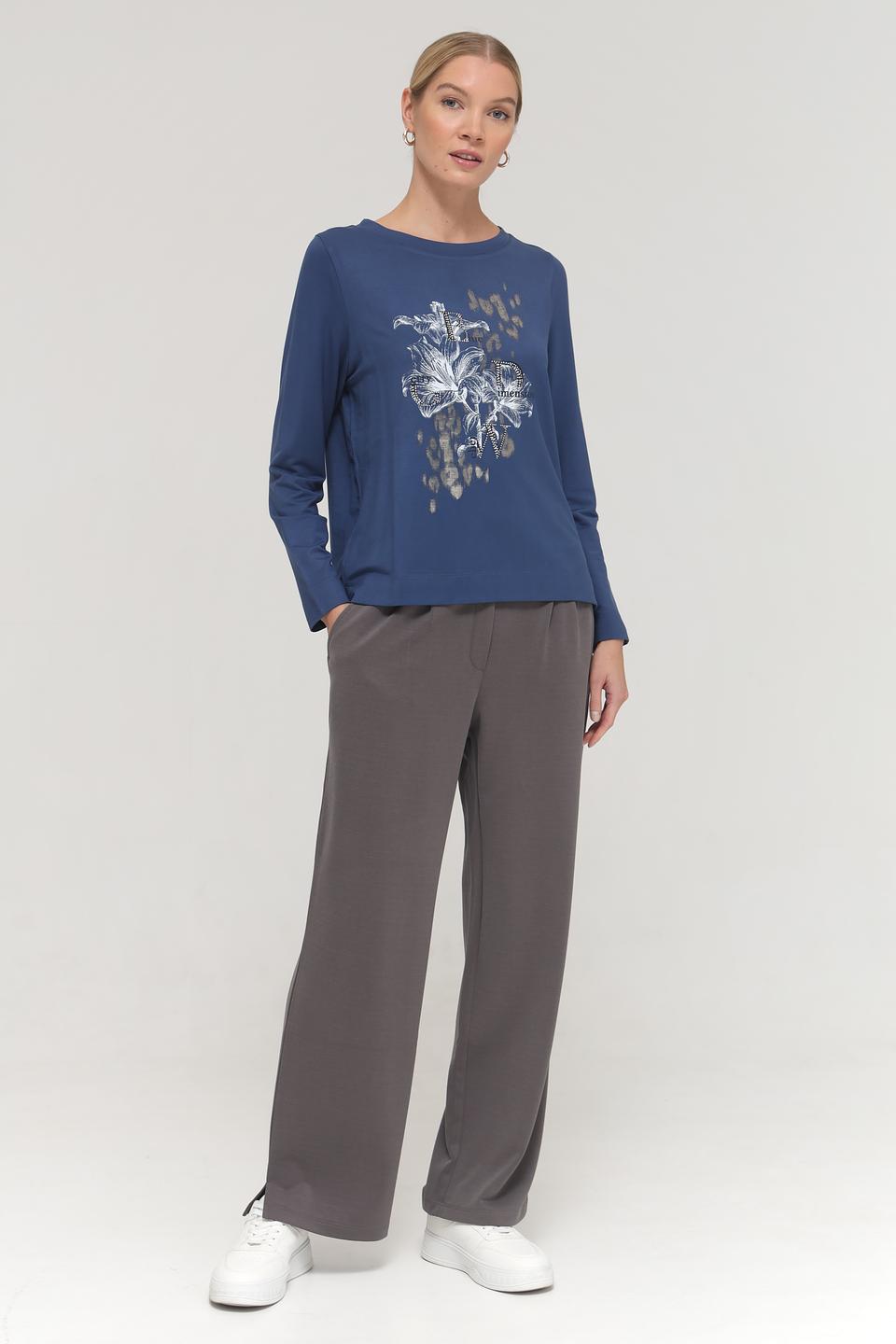 Брюки Lebek серые широкие