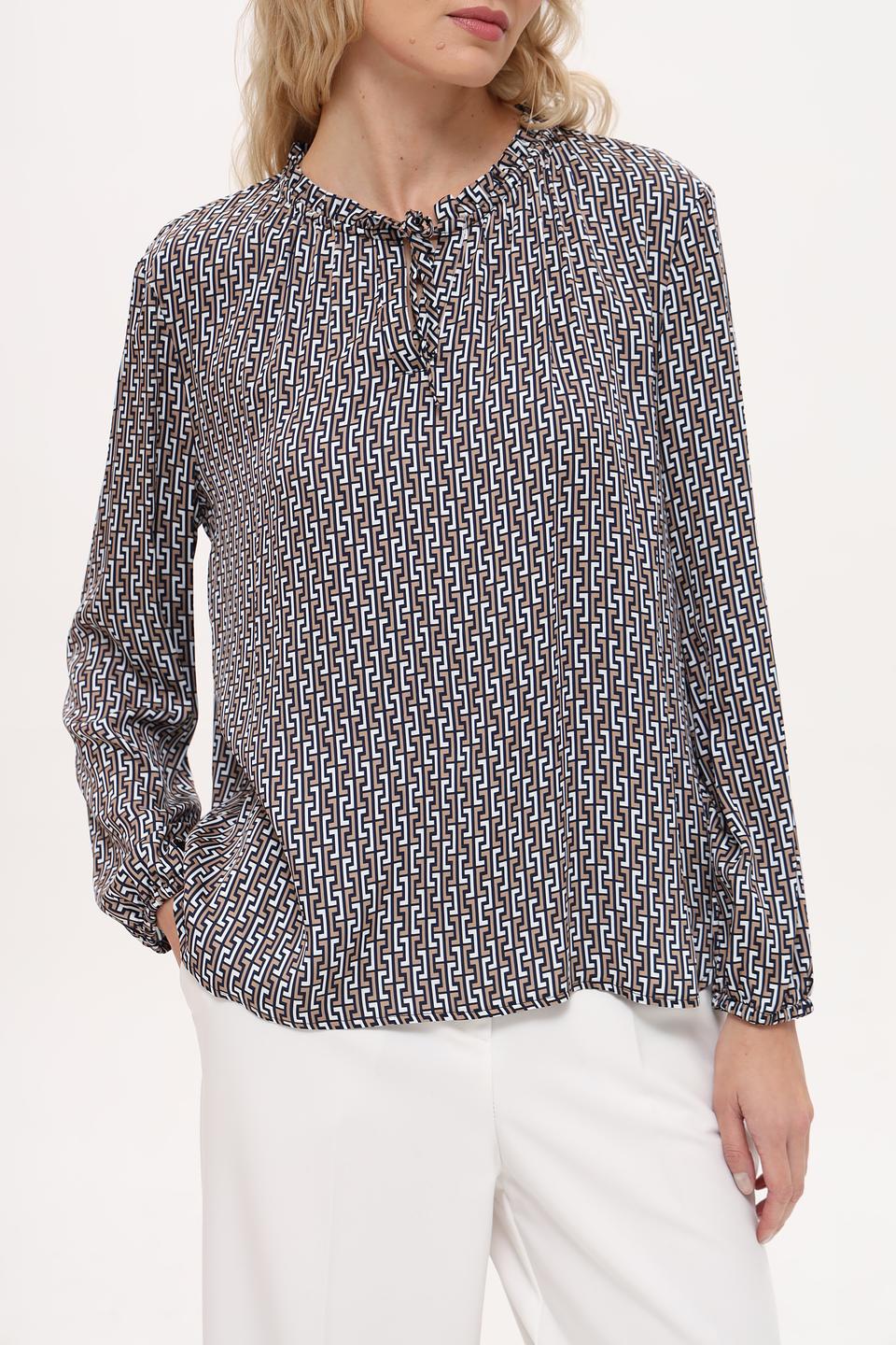Блуза Frank Walder в геометрический принт