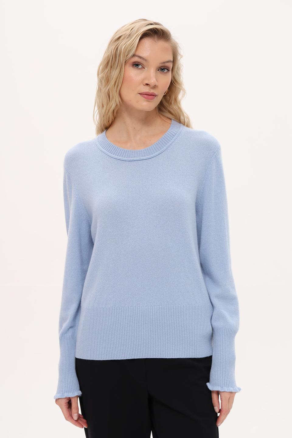 Пуловер Marc Cain кашемир голубой