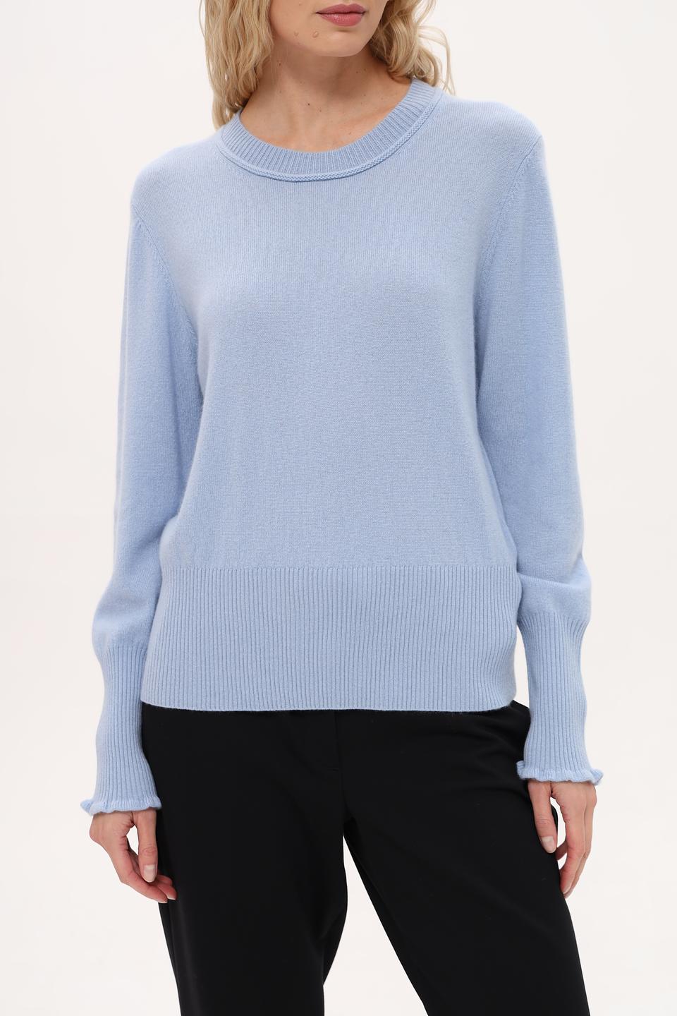 Пуловер Marc Cain кашемир голубой