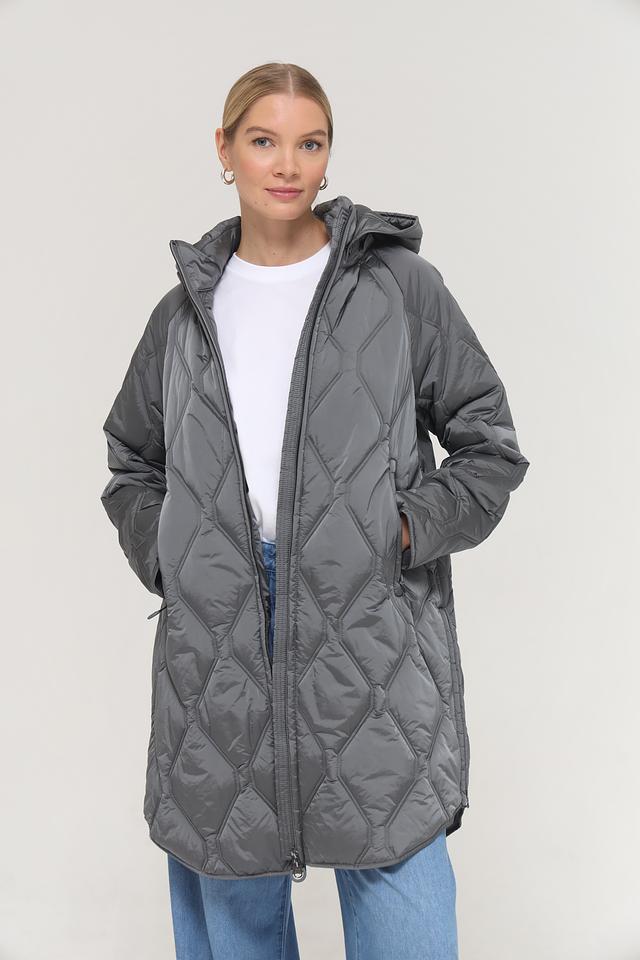 Куртка Betty Barclay стеганая серая