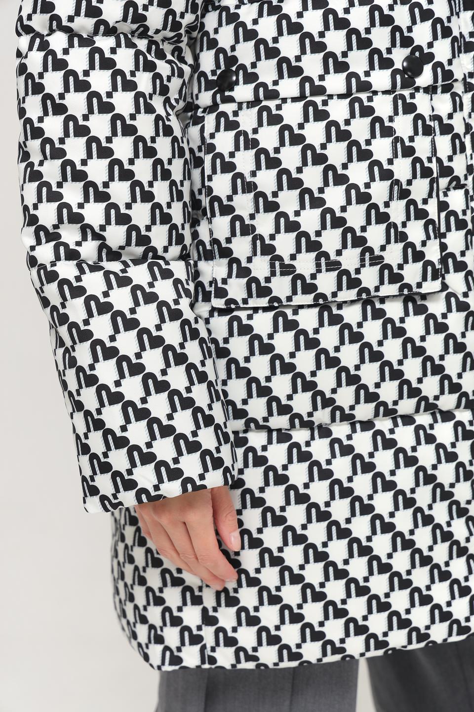 Куртка Electra style в клетку чёрно-белая