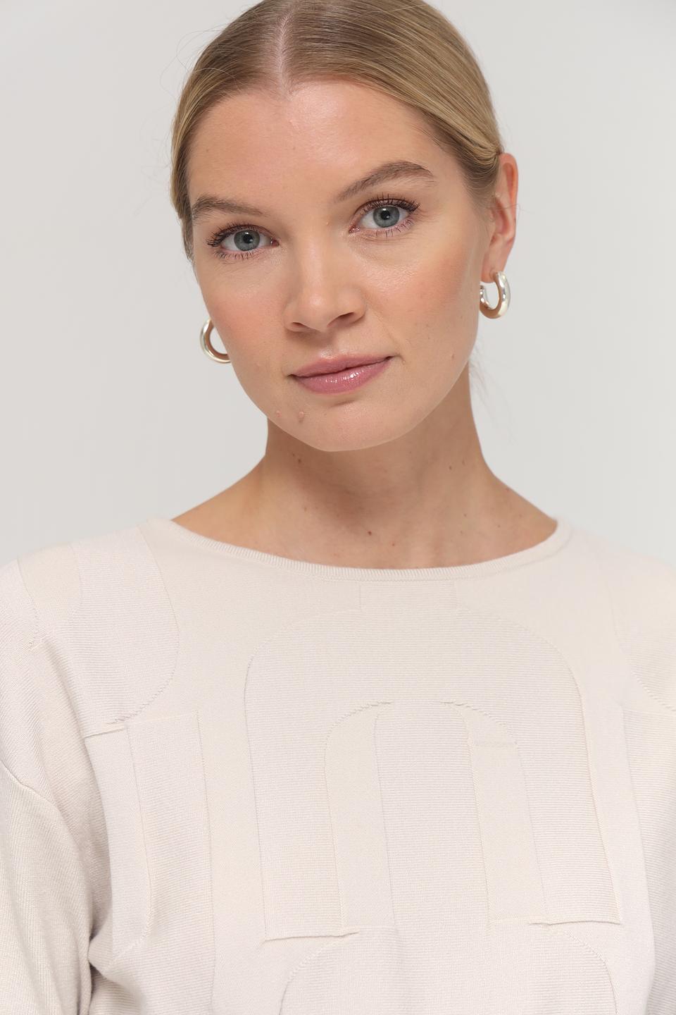 Пуловер Betty Barclay с рельефом бежевый